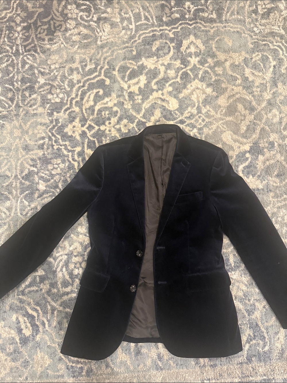 Boys Velvet Blazer